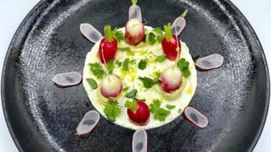 Les radis-beurre et chèvre frais d’Hubert Chanove